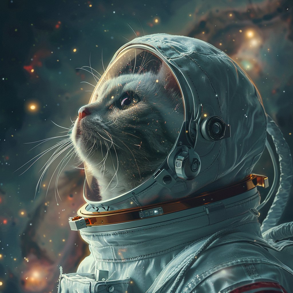Astronaut cat