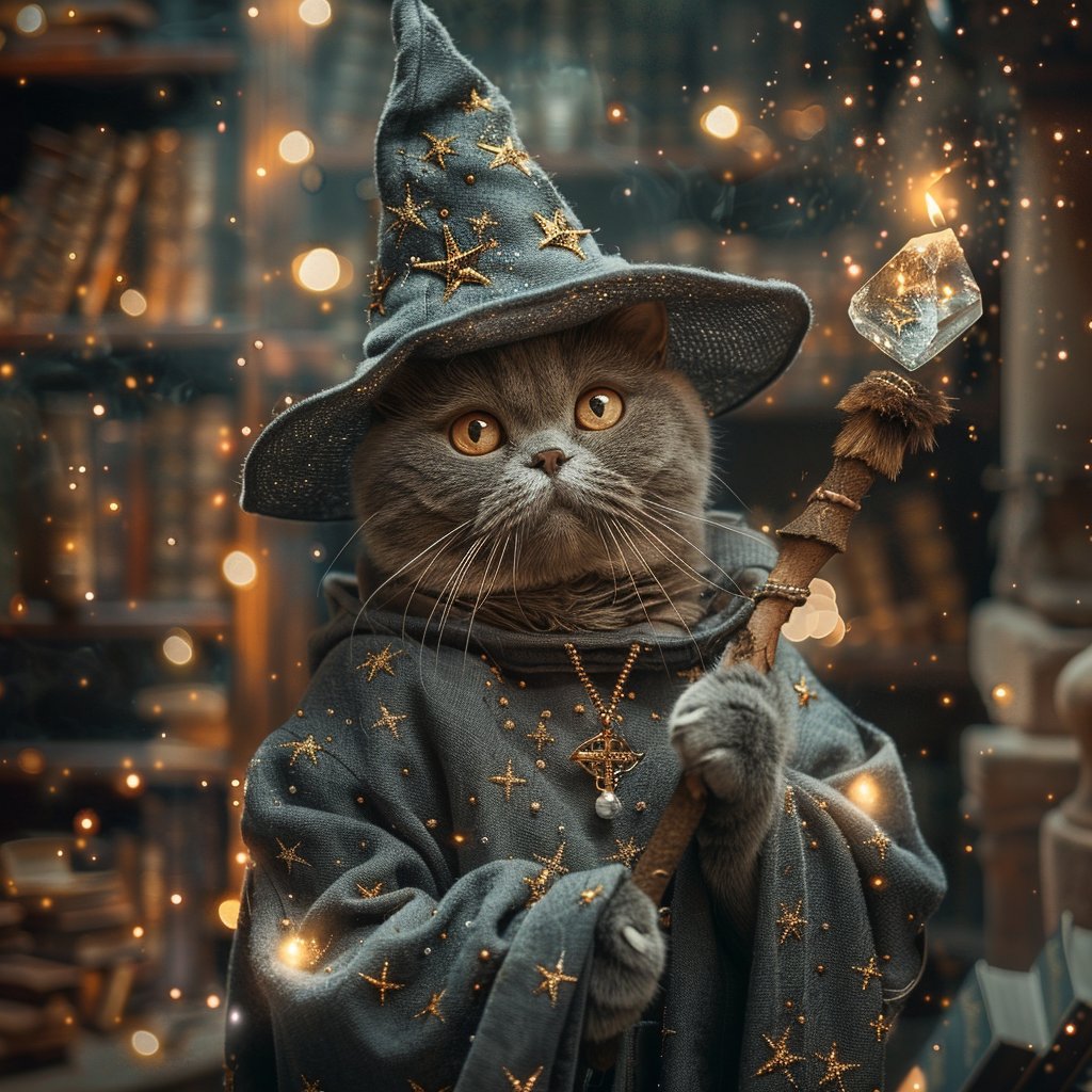 Wizard cat